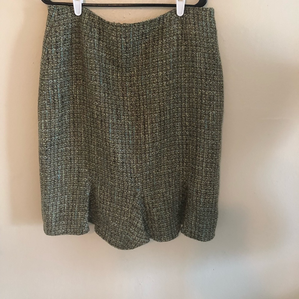 🌂Emma James by Liz Claiborne lime skirts Sz. 16